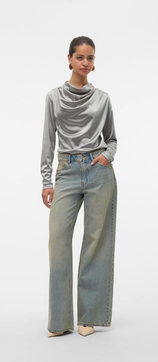 Immagine prodotto Vero Moda VMREMY Mid Rise Weiter Beinschnitt Jeans Weit geschnitten (W31/L32)