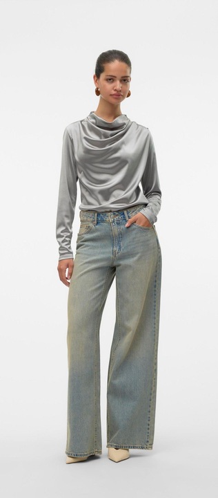 Image du produit Vero Moda VMREMY Mid Rise Weiter Beinschnitt Jeans Weit geschnitten (W31/L32)