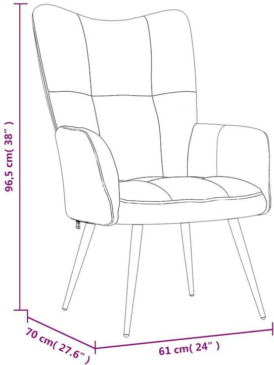 Actual product image vidaXL Relaxstuhl