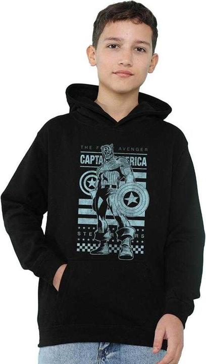 Produktbild Captain America Kapuzenpullover Zum Überziehen (128)