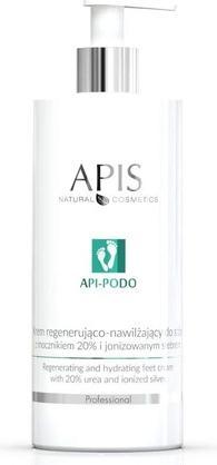 Apis Natural Cosmetics Apis - Api-Podo regenerating and moisturizing foot cream with urea 20% and ionized silver 100ml (Fussbad, 100 ml)