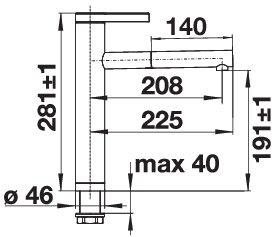 Produktbild Blanco Linee-S