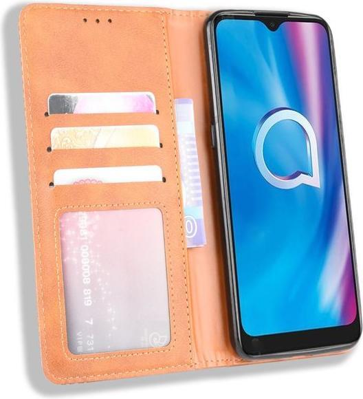 Immagine prodotto MU Classic Serie di copertine di libri in pelle retrò (1S (2020), Alcatel 3X (2020))