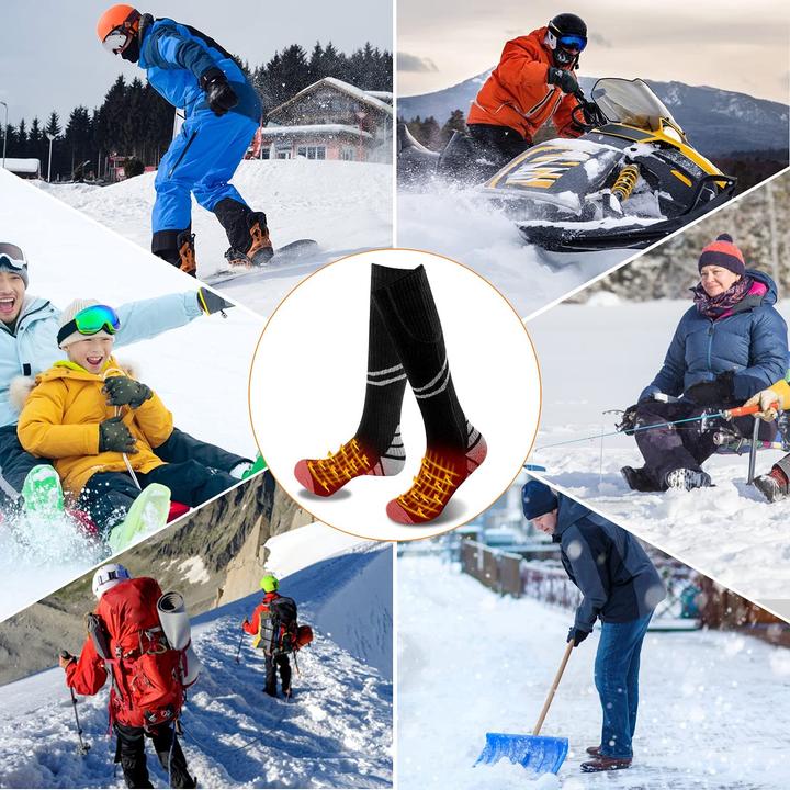 Immagine prodotto Fotflace Calze riscaldate con batteria ricaricabile da 4200mAh