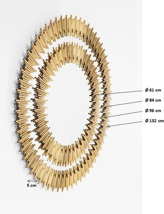 Immagine prodotto Kare Design Specchio Solare Oro Ø132cm