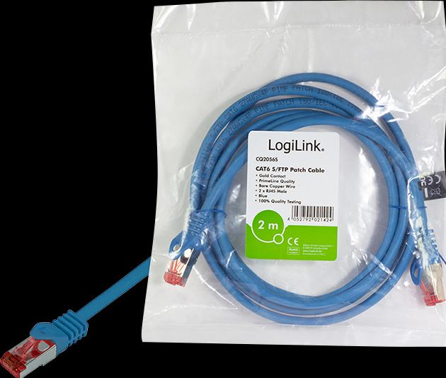 Image du produit LogiLink Câble de réseau (S/FTP, CAT6, 1 m)