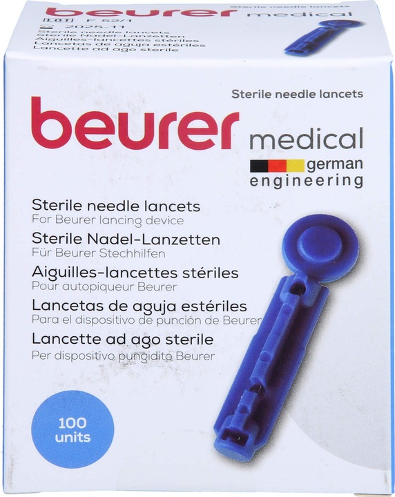 Produktbild Beurer Lanzetten Steril, 100 St LAN (Lanzette)