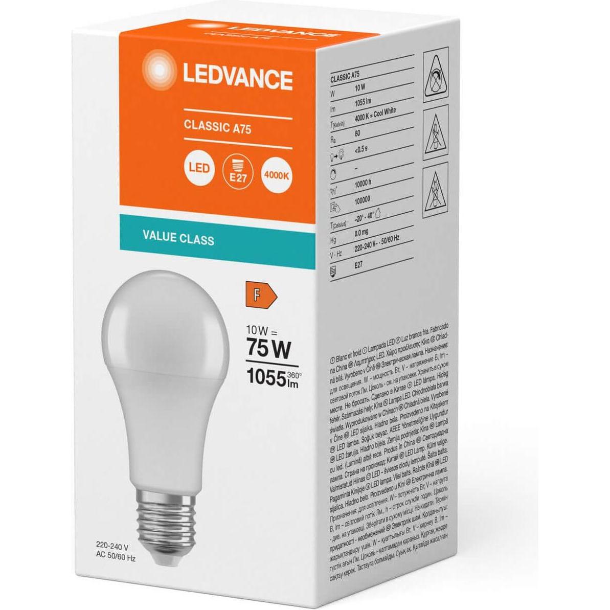 Thumbnail - Ledvance, Leuchtmittel, LED-Lampe (E27, 10 W, 1055 lm, 1 x, F)