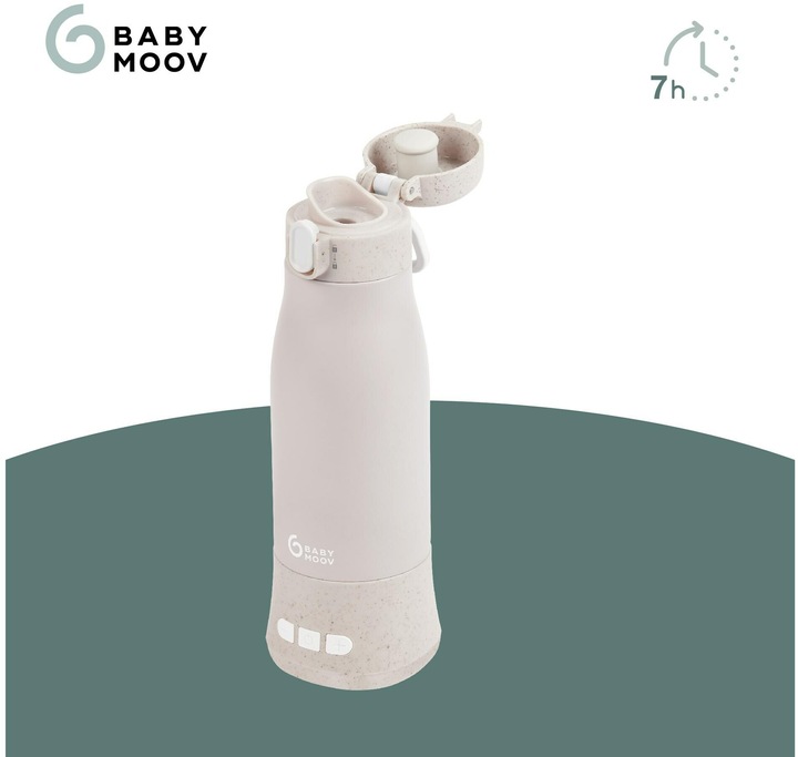 Actual product image Babymoov Chauffe-biberon nomade MOOV & FEED Mineral beige