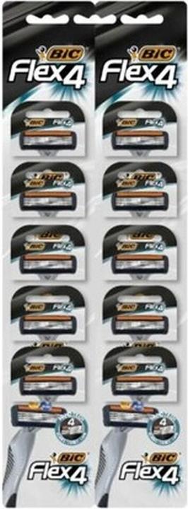 Bic Rasiermesser, Flex 4 Classic, 10 Stücke (Hit) (10 x)