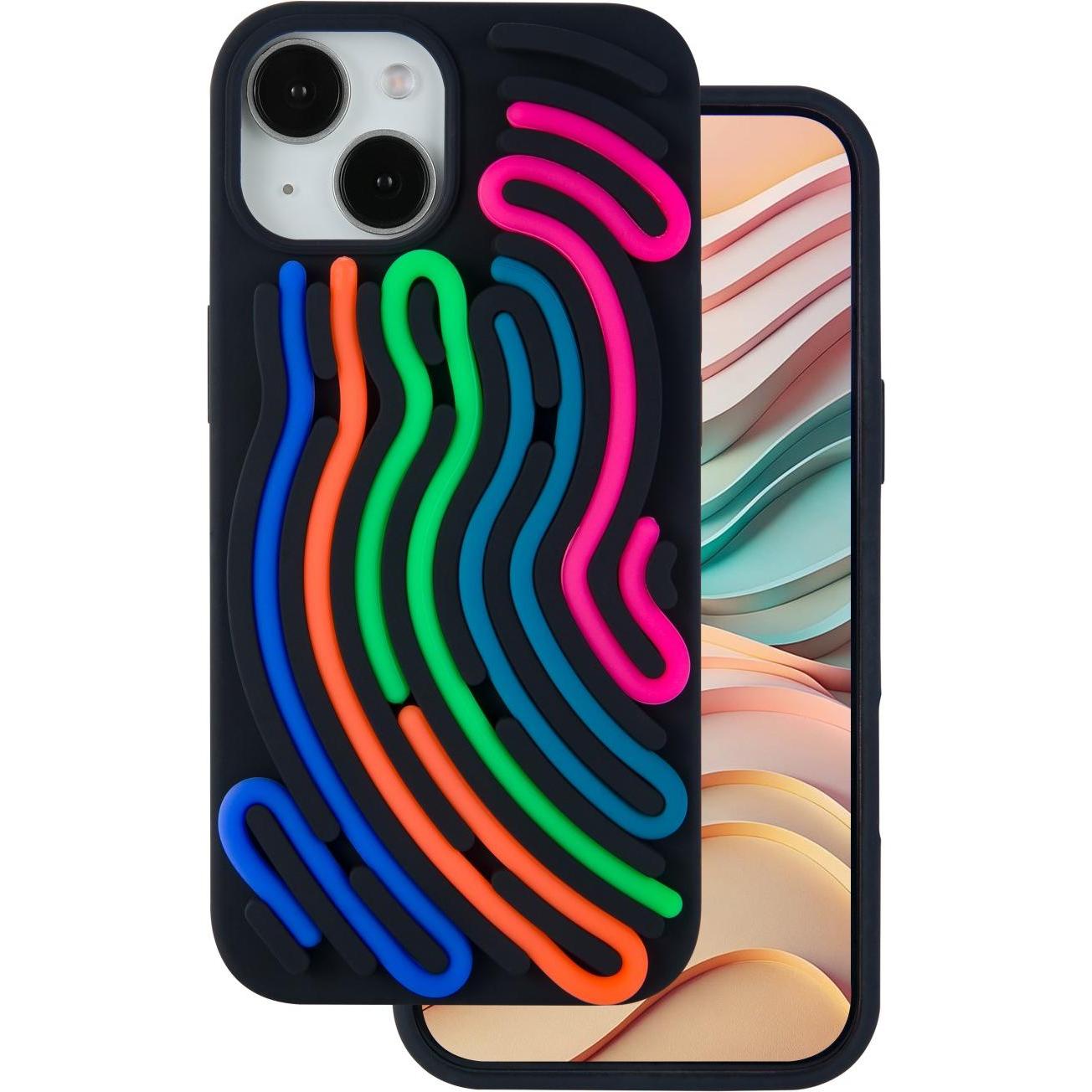 OEM DIY Snake case for iPhone 12 / 12 Pro 6,1" black (Apple iPhone 12, Apple iPhone 12 Pro), Cover smartphone, Nero