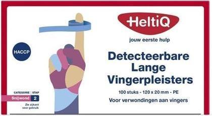 Label énergétique HeltiQ Finger Patches Detectable 120x20 Mm Pe 100 Pcs (100 x)