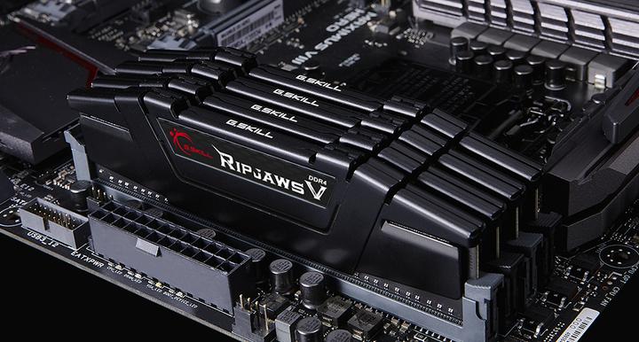 Produktbild G.Skill Ripjaws V (4 x 32GB, 3200 MHz, DDR4-RAM, DIMM)