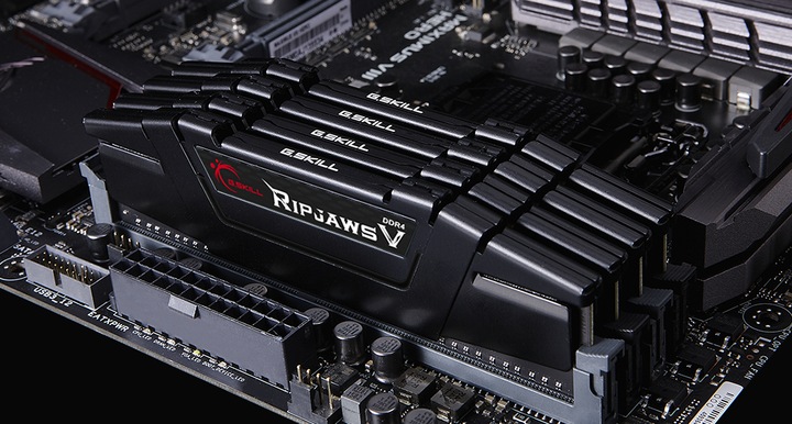 Productafbeelding G.Skill DDR4 PC 3200 CL14 KIT 128GVK Ripja (4 x 32GB, 3200 MHz, DDR4 RAM, DIMM 288 pin)