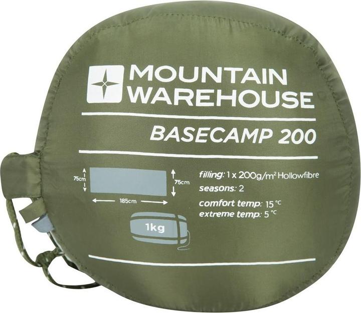 Produktbild Mountain Warehouse Basecamp 200 Summer Sleeping Bag (185 cm)