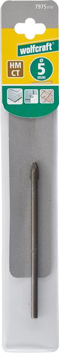 Immagine prodotto wolfcraft 1 trapano per piastrelle e vetro HM ø6mm (6 mm)