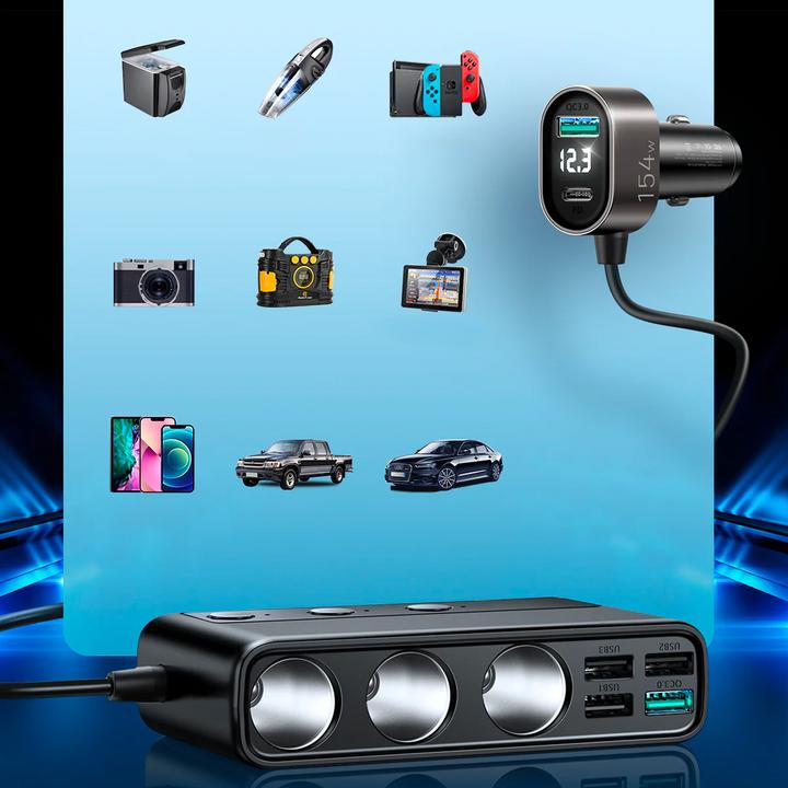 Actual product image Joyroom Multiport Car Cigarette Lighter