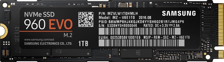 Produktbild Samsung 960 Evo (1000 GB, M.2)