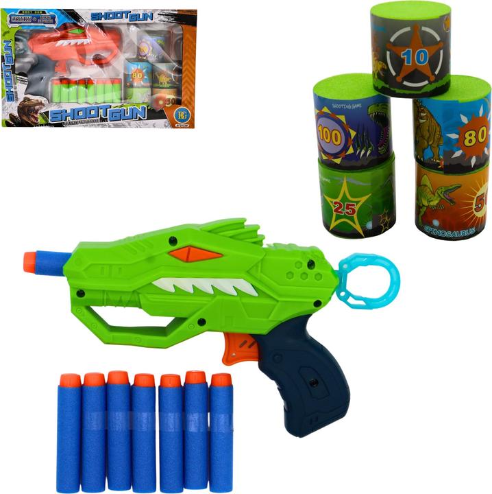 Magni Foam gun set Shoot Gun Dino 14 pieces