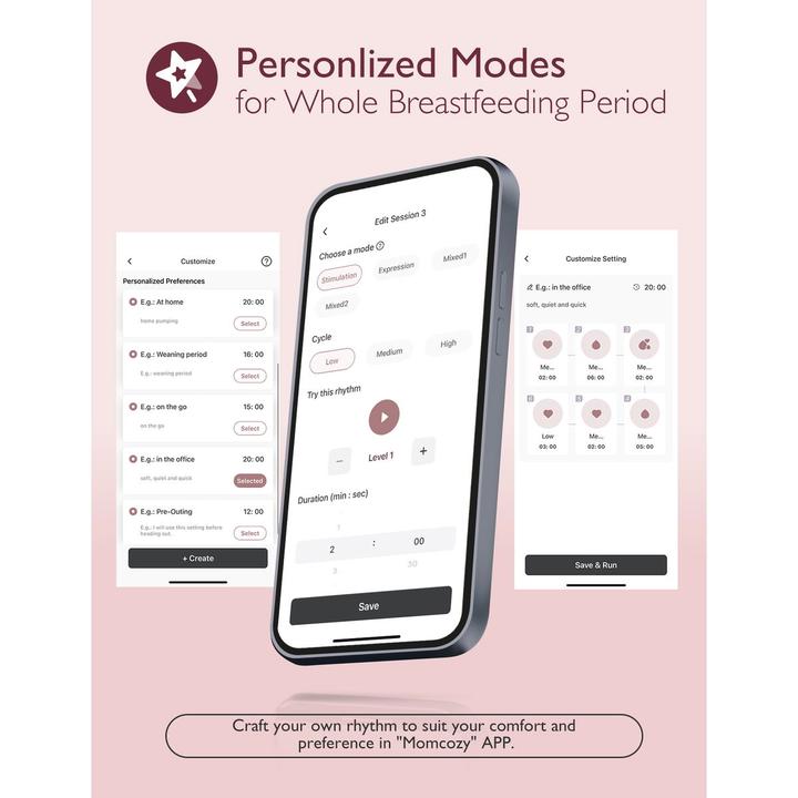 Actual product image Momcozy M9 Hands-Free Breast Pump