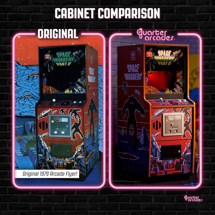 Actual product image Numskull Quarter Scale Arcade Cabinet - Space Invaders Part II