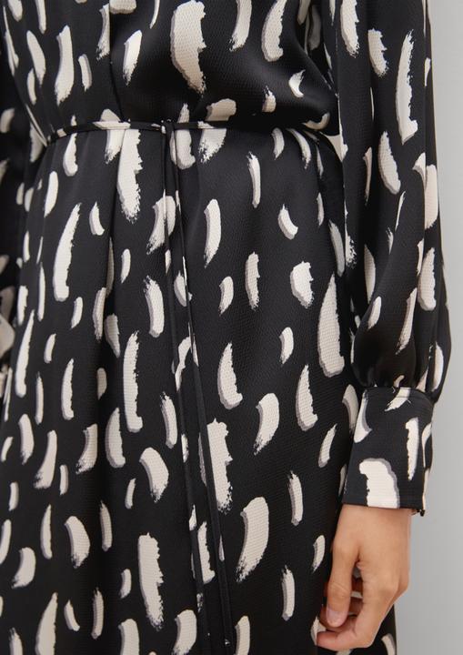 Actual product image Comma Kleid Kleid mit Bindegürtel (38)