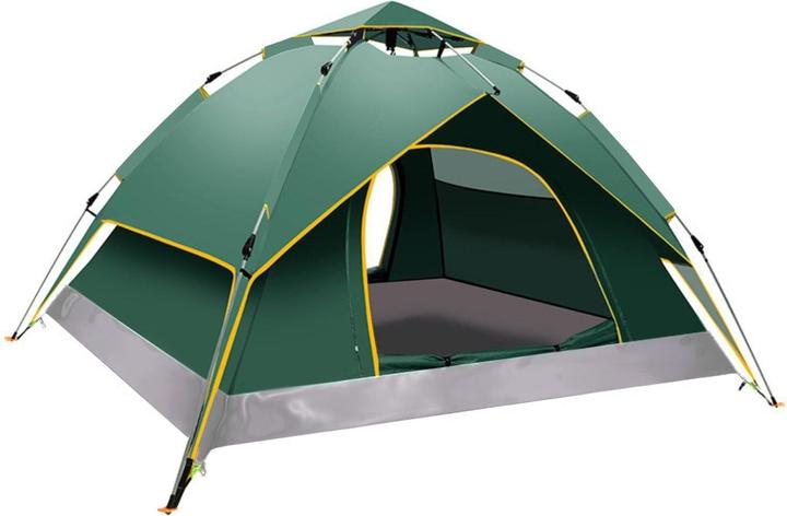 Hermex Camping tent for 3-4 people Quick-Up tent Automatic tent Festival tent (Inflatable tent, 3.40 kg, 4 persons)