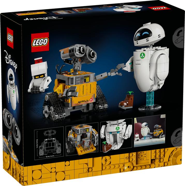 Actual product image LEGO Wall-E and Eve (43279, LEGO Disney)