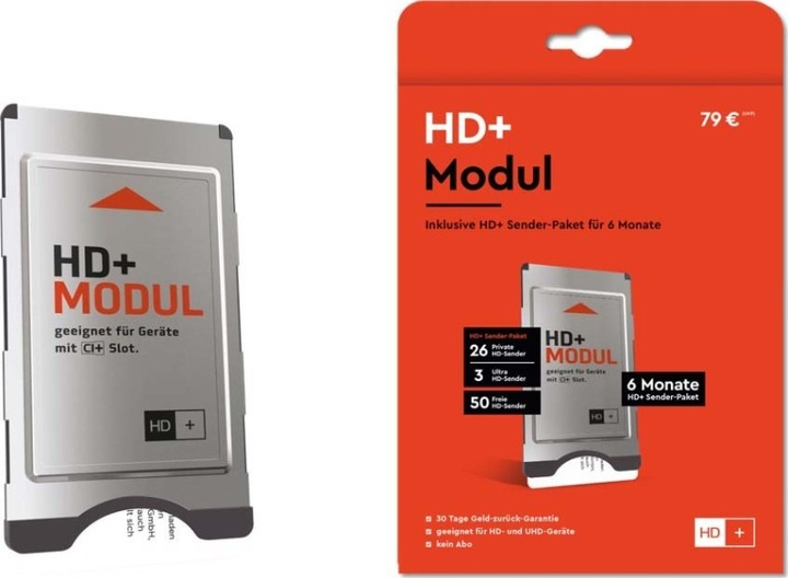 Image du produit HD+ Module 1.3 avec carte HD 6 mois (Accès, Module CI, Carte à puce)