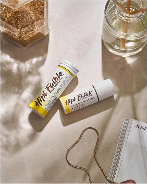 Actual product image Hipi Faible - Lip Balm Fresh Vanilla & Manuka Honey