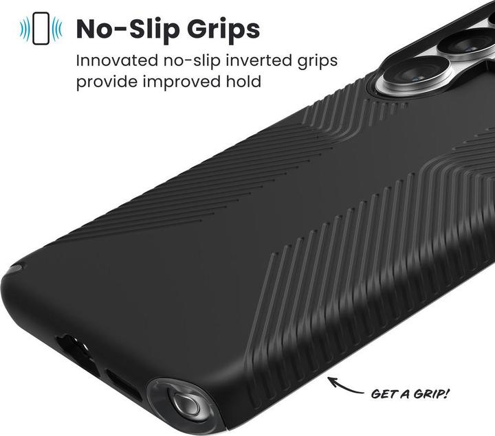 Actual product image speck Presidio2 Grip Magnet - Samsung Galaxy S26 Ultra MagSafe Case (Black/Slate Gray/White) (Samsung Galaxy S26 Ultra)