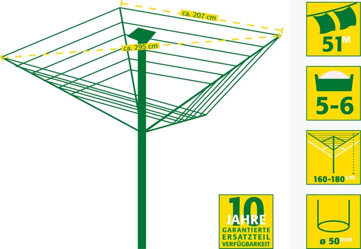 Actual product image Juwel Laundry dryer Novaplus 600 Lift Laundry mute + automatic tensioner, floor socket