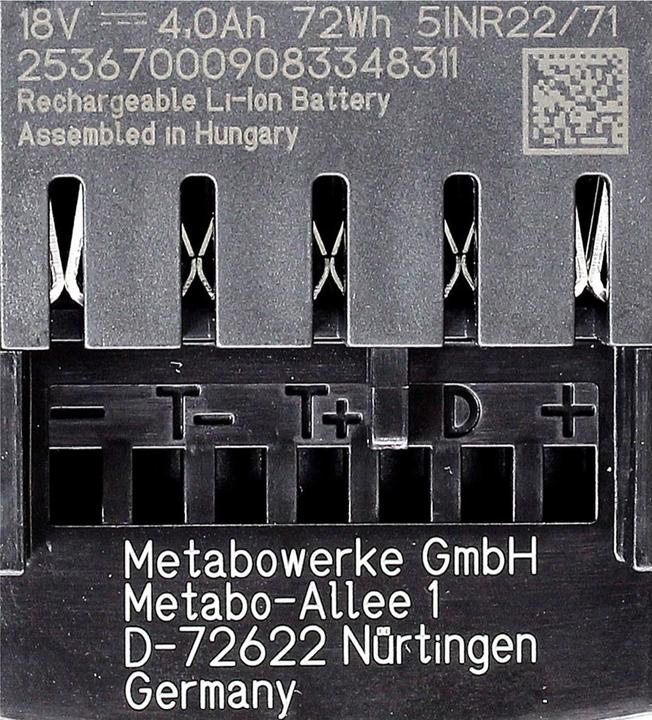 Produktbild Metabo Basis-Set 3 X LIHD 4.0 AH (18 V)