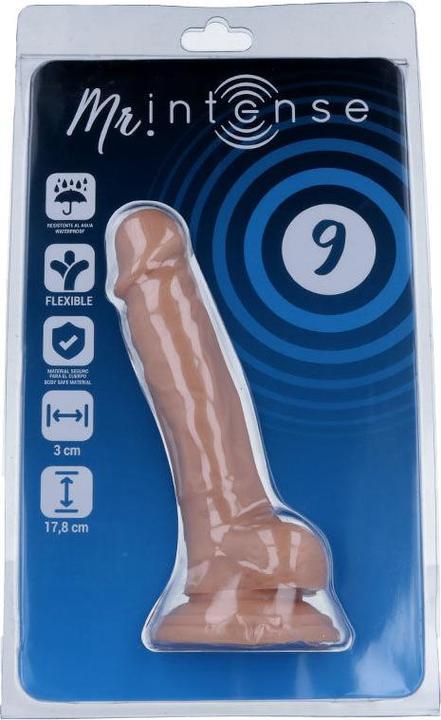 Actual product image Mr. Intense MR INTENSE 9 REALISTIC PENIS 17.8 -OR- 3CM