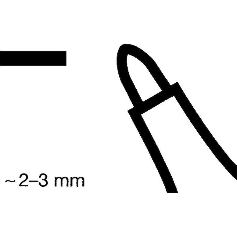 Thumbnail - Edding, Marker, Textil Marker 4500 (Gelb, 3 mm, 1 x)