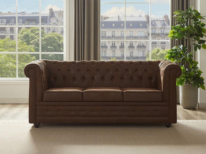 Produktbild Vente-unique Chesterfield (3-Sitzer)