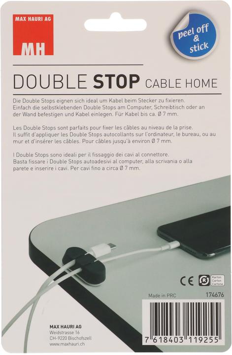 Actual product image Max Hauri CABLE HOME DOUBLE STOP für 2 Kabel