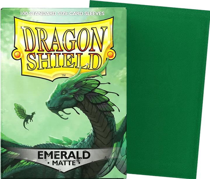 Actual product image Arcane Tinman ART11036 - Matte - Emerald (100) Card Sleeves