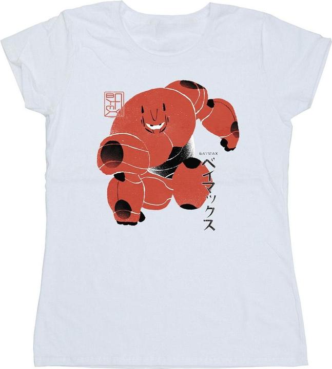 Actual product image Disney Womens/Ladies Big Hero 6 Baymax Suite Pose Cotton T-Shirt (L)