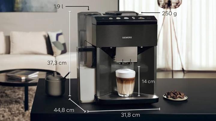 Actual product image Siemens EQ.500 TQ518RX3 Coffee machine Fully automatic Espresso machine 1 9 l