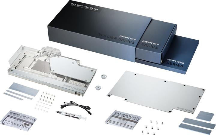 Actual product image Phanteks Glacier G30 Strix incl. backplate for ASUS Strix RTX 3080, D-RGB