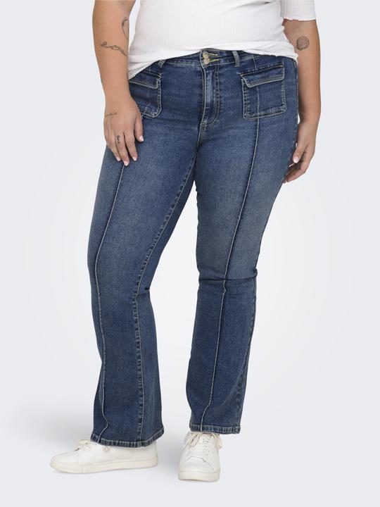 Actual product image Only CARSALLY Mid waist flared jeans Flared fit jeans (W46/L32)