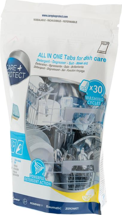 Immagine prodotto Care + Protect Reinigungstabs all in one (Pillole, 30 Cicli di lavaggio)