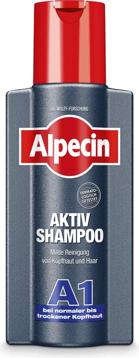 Produktbild Alpecin Aktiv-Shampoo A1 (250 ml, Flüssiges Shampoo)