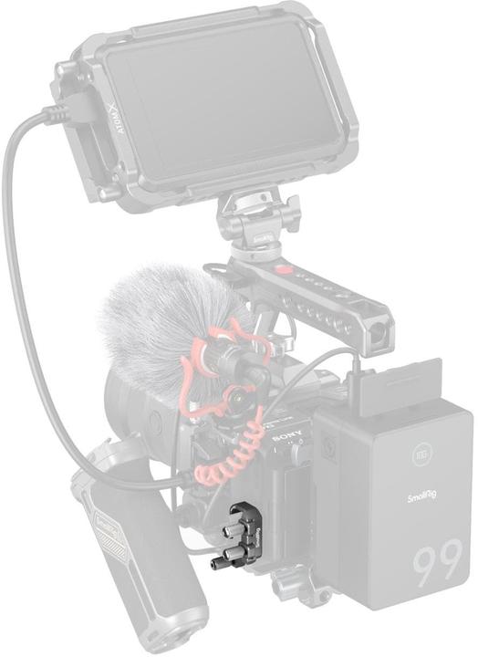 Productafbeelding SmallRig USB-C&MULTI kabelklem voor Sony FX3 / FX30 HawkLock snelsluitkooien 4829 (Diverse video accessoires)