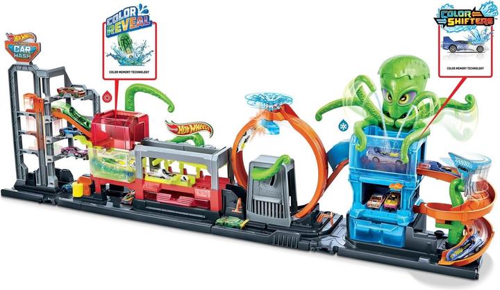 Produktbild Hot Wheels City Color Reveal Ultimative Auto-Waschanlage