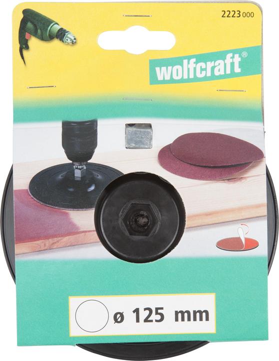 Actual product image wolfcraft wolfcraft 1 Adhesive sanding disc BM, S=8mm, ø125mm