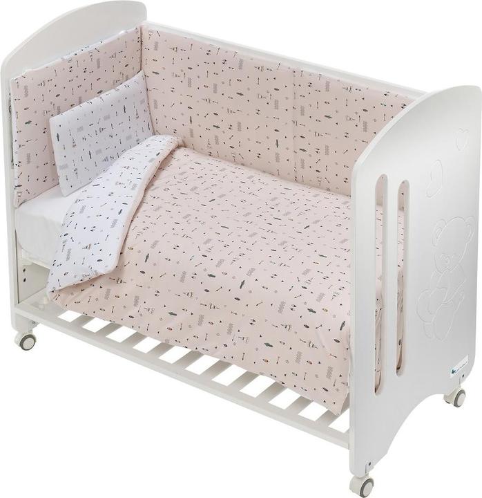 Immagine prodotto Interbaby SET 3 PEZZI. PER LETTINO GRANDE 70X140: PIUMONE+NIDO+CUSCINO - MAGLIA - ROSA