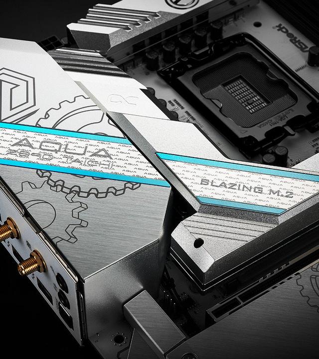 Actual product image AsRock Z890 Taichi AQUA Intel DDR5 S1851 (LGA 1851, Intel Z890, E-ATX)