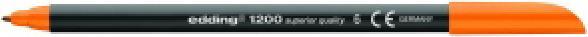 Actual product image Edding 1200 - Painting fibre pencils (Orange, 1 x)